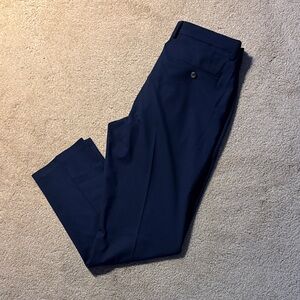Haggar Men's Classic Navy Trousers